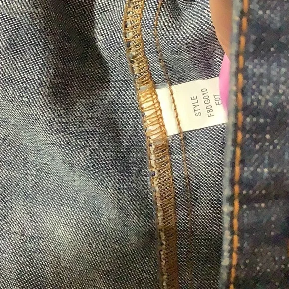 Lucky Brand - Sz M - 100% cotton denim long jacket slit pockets - button closure - Picture 6 of 10